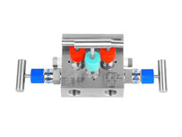 Duplex Steel Five Valve Manifold, Direct Mount T Type