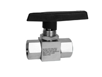 Hastelloy C22 Panel Mount Ball Valve