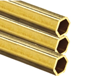 Brass Hexagonal Tubes