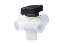 PTFE/TEFLON 5 Way Ball Valve