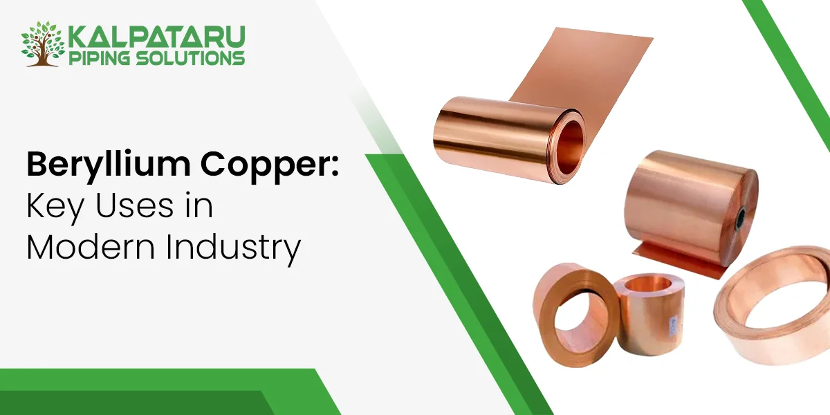 Beryllium Copper Key Uses in Modern Industry