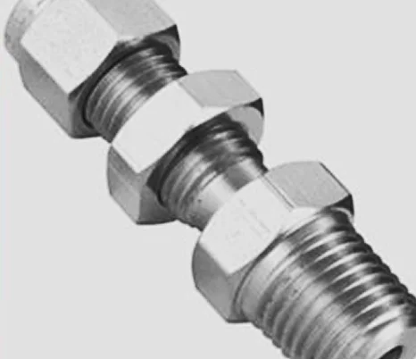 Duplex Stainless Male Bulkhead Connector