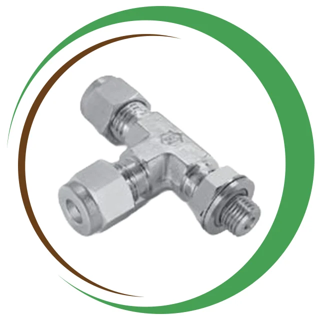 Titanium Female Branch Tee