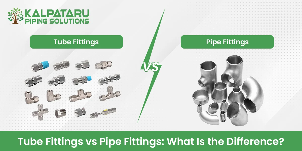 Tube Fittings vs Pipe Fittings: What Is the Difference?